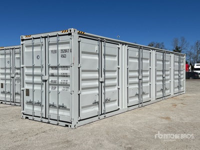 2026 40 ft High Cube Multi-Door Storage Container
