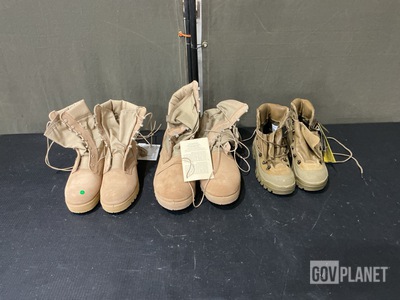 (57) Pairs of Combat Boots & (2) Pairs of Men's Boots