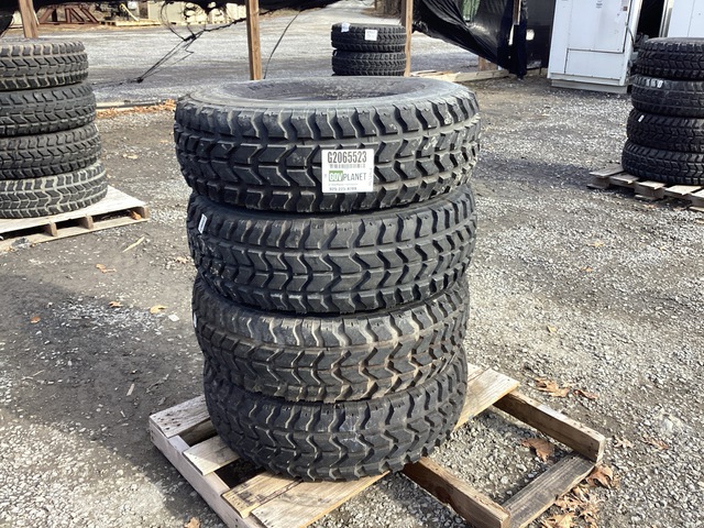 (4) Goodyear 37x12.50R16.5LT Tires