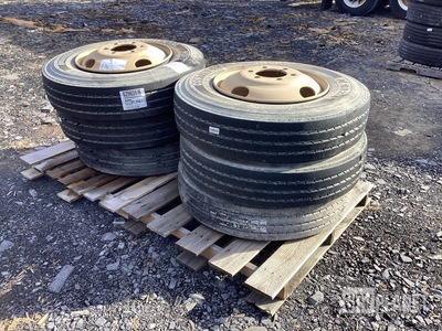 (6) Continental 10R22.5 Tires w/Wheels