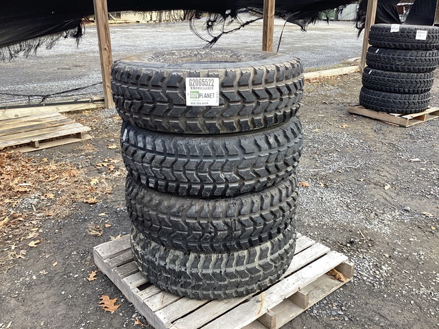 (4) Goodyear 37x12.50R16.5LT Tires