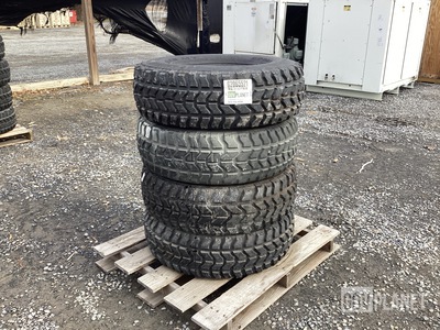 (4) Goodyear 37x12.50R16.5LT Tires