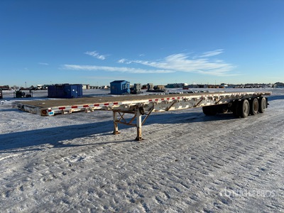 1996 Manac 53 ft Tri/A Flatbed Trailer