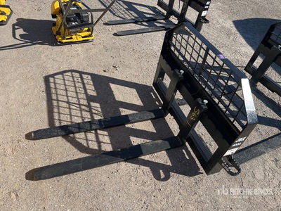 JBX 4000 48 in Skid Steer Forks (Unused)