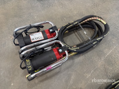 Quantity of (2) Mustang CV3500 Concrete Vibrator (Unused)