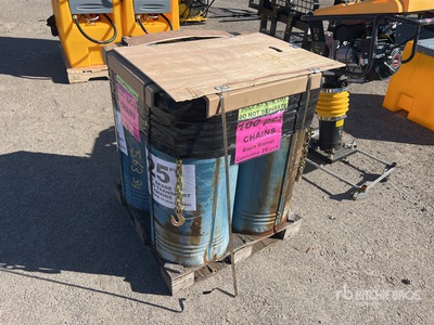 Quantity of (100) 20 ft Cargo Transport Chains (Unused)