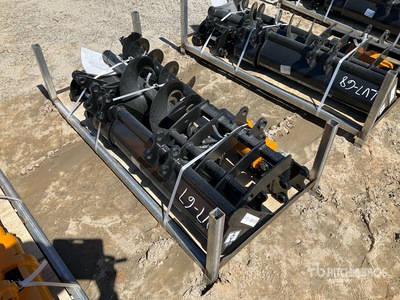 Quantity of (8) 2026 GIYI VCA-8 Mini Excavator Attachments Attacco per escavatore - Fits Cat 301 (Unused)