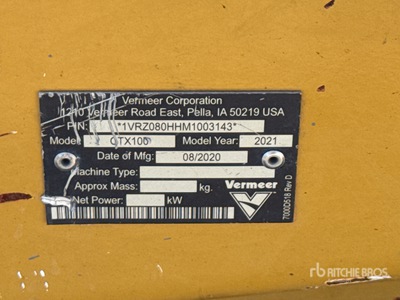 2021 Vermeer CTX100 Mini Compact Track Loader