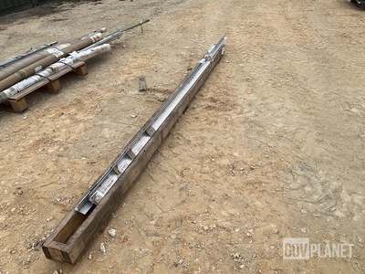 Lot of (2) Aluminum T-Channels