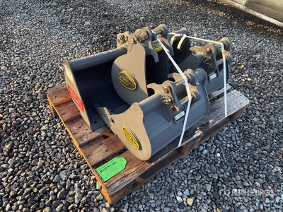 Quantity of (4) Strickland Excavator Bucket - Fits JCB 801 (Unused)