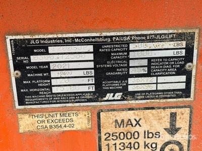 2019 JLG 1200SJP Diesel Piattaforma monobraccio articolata