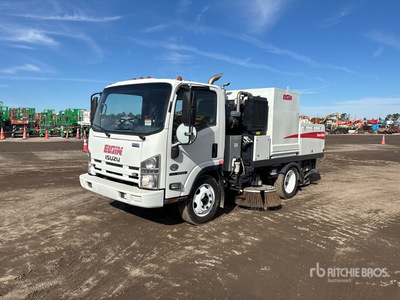 Elgin on 2015 Isuzu NRR Sweeper Truck