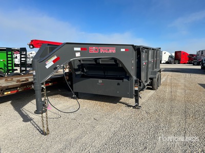 2026 ED Trailers 16 ft Gooseneck Dump Utility Trailer