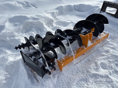 16 in 16" diameter, 12" diameter, 9 diameter augers Excavator Auger (Unused)