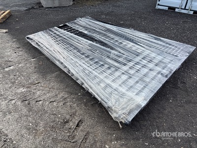 2026 SUNTOP S0720-1 20 ft Wrought Iron Bi-Parting Puerta de entrada (Unused)