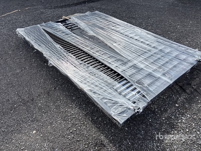 2026 SUNTOP S0720-1 20 ft Wrought Iron Bi-Parting Puerta de entrada (Unused)