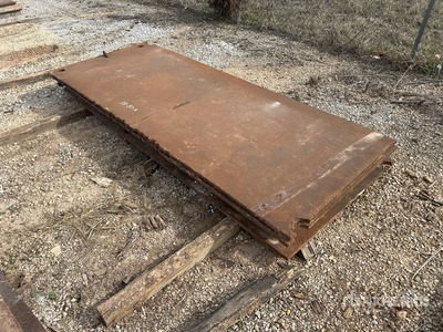 4 ft x 10 ft (1 in Thick) Road Steel Plates