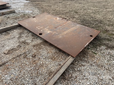 4 ft 5 in x 8 ft (1 in Thick) Road Steel Plate