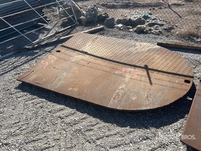 6 ft 5 in x 8 ft Placche in metallo