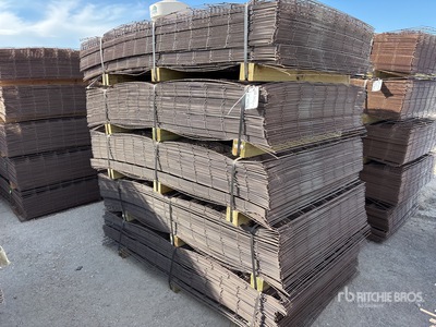 Quantity of Bundles of 6 in x 6 in W1.4/W1.4 4 ft x 8 ft Welded Mesh Panels