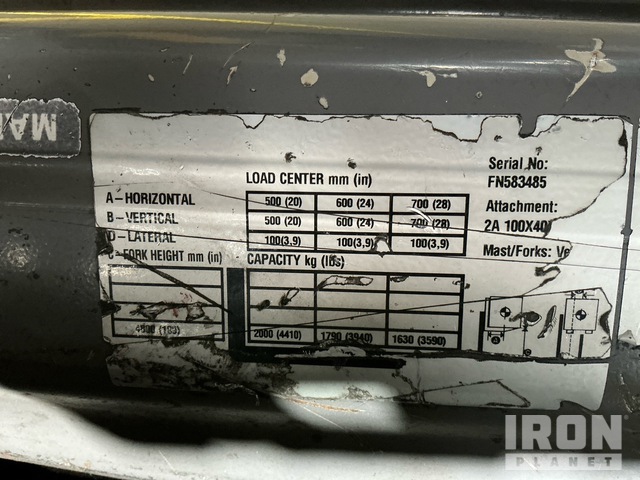 MONTACARGAS ELéCTRICO 2018 JUNGHEINRICH EFG220