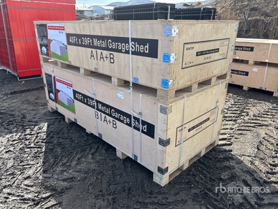 2026 SUNTOP SC4039 40 ft x 39 ft Double Garage Metal Shed (Unused)