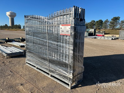 Quantity of (6) 2026 SUNTOP S0720 20 ft Wrought Iron Bi-Parting Driveway Gate (Unused)