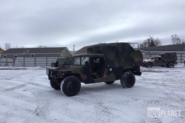 2008 AM General M1097R1 HMMWV 2 Door Soft Top w/Truck Body