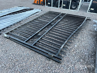 2026 SKLP SK-T20X 20 ft x 7 ft Wrought Iron Bi-Parting Driveway Gate (Unused)