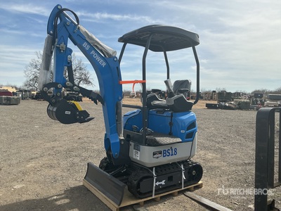 2026 BS Power BS18 Mini Excavator - Unused