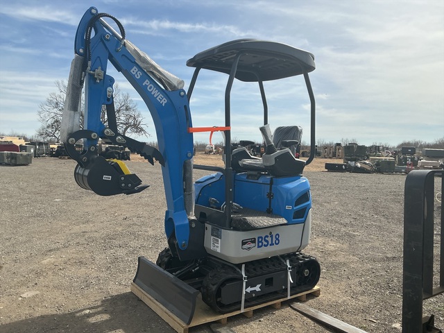 2026 BS Power BS18 Mini Excavator - Unused