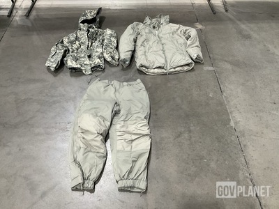 (7) Wet Weather Jackets, (6) Extreme Cold Weather Parkas & Assorted Items