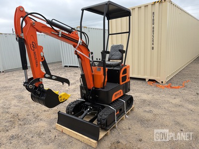2026 FF Industrial FF15 Mini Excavator - Unused