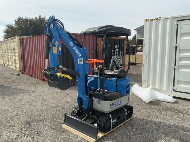 2026 BS Power BS18 Mini Excavator - Unused