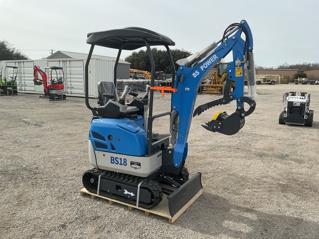 2026 BS Power BS18 Mini Excavator - Unused 2026 BS Power BS18 Mini Excavator - Unused