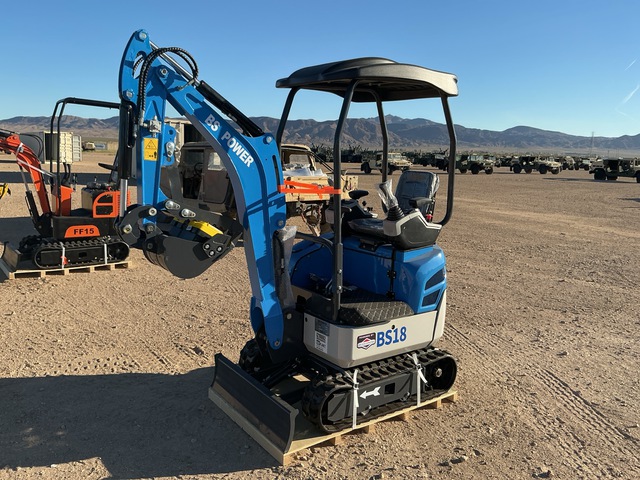 2026 BS Power BS18 Mini Excavator - Unused