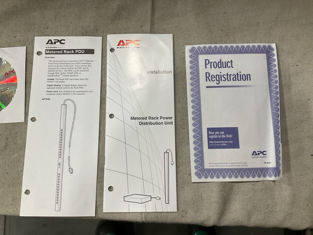 (18) APC AP7830 Metered Rack Power Distribution Units