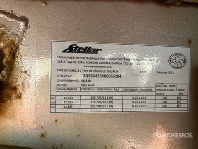 2011 Stellar Plataforma Rebajada