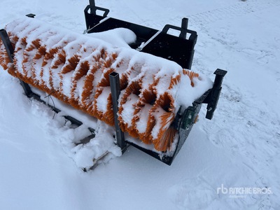 2026 GIYI GY-SE61 61 in Skid Steer Broom (Unused)