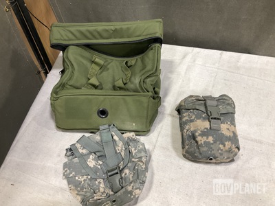(7) Optical Instrument Cases, (51) Canteen Pouches & Assorted Items