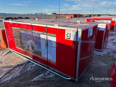 2026 HIlls Industrial 804024 40 ft x 80 ft x 24 ft Storage Building (Unused)