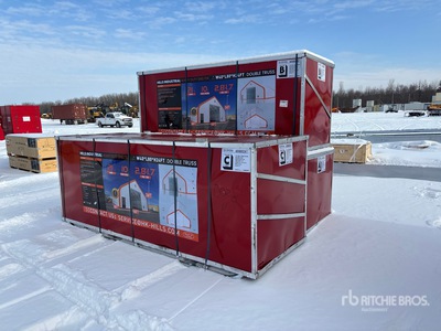 2026 HIlls Industrial 804024 40 ft x 80 ft x 24 ft Storage Building (Unused)