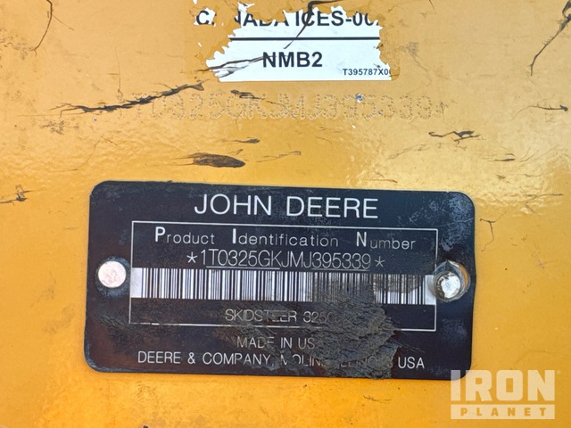 MINI CARGADOR SOBRE ORUGAS 2021 JOHN DEERE 325G