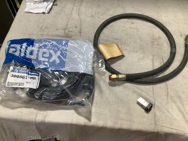 (1) Push Switch, (7) Hose Assemblies, (1) Wire Harness & Assorted Items