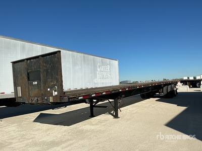 2001 Stoughton HPLW-48T-S 48 ft T/A Flatbed Trailer