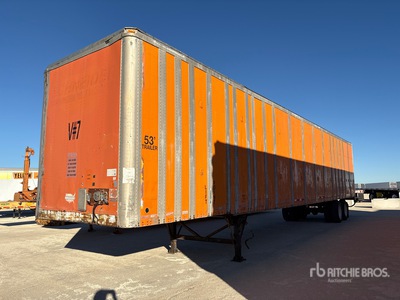 1993 Wabash 53 ft x 102 in T/A Przyczepa furgon