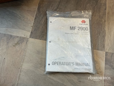 2017 Massey Ferguson 2956A Round Baler