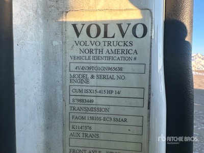 2016 Volvo VNL 4x2 S/A Day Cab Truck Tractor