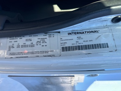 2019 International LT625 4x2 S/A Day Cab Truck Tractor