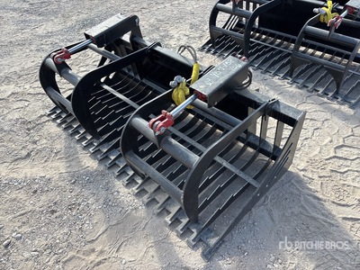 All-Star 72 in E-Series Rock Skid Steer Grapple (Unused)